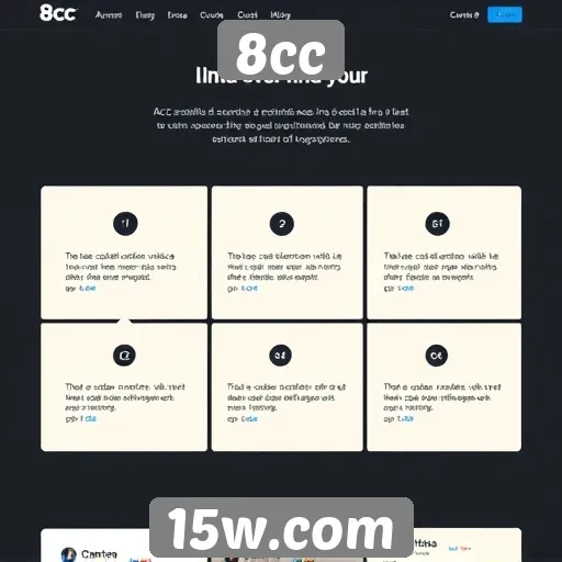 Crítica do design do site 8cc e sua usabilidade